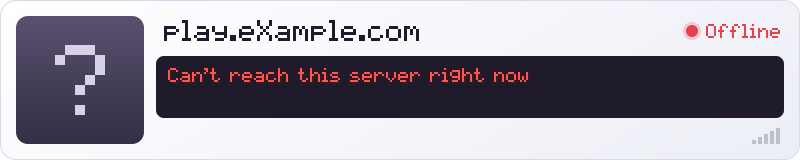 Server status