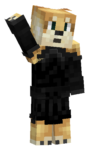 Minecraft waving pose render